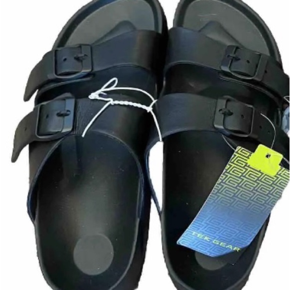 Boys Tek Gear EVA Double Buckle Sandals 5/6 (Boys Large)